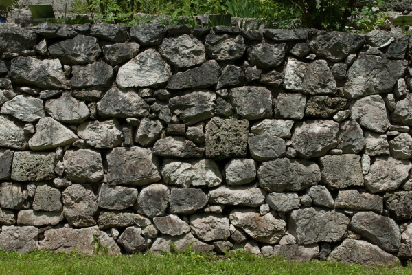 Muret en pierres