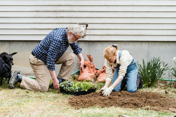 Composter au jardin